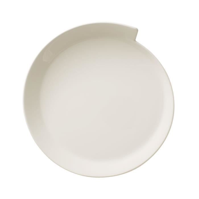 Villeroy & Boch 10-2525-2640 Assiette à Dessert Porcelaine Blanc 25 x 25 x 9,1 cm 1 Assiette