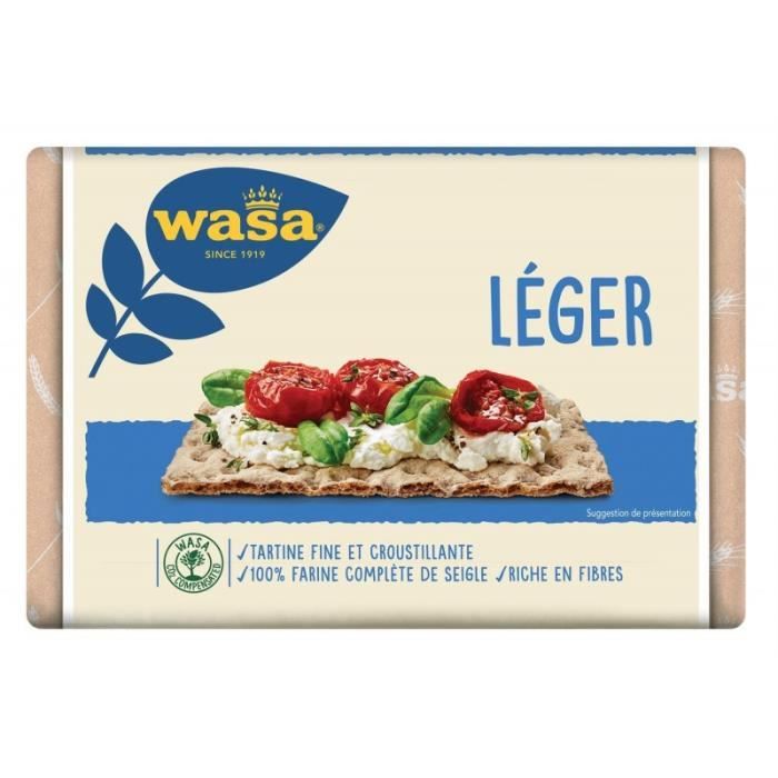 WASA - Pain Croquant Leger 270G - Lot De 4