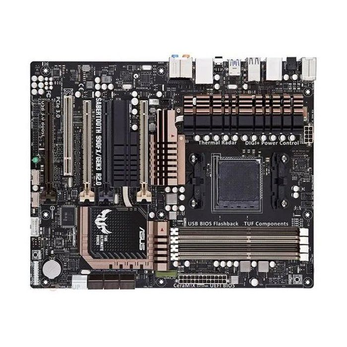 Carte mère ASUS Sabertooth 990FX/GEN3.0 R2.0 AMD 990FX Socket AM3+ 4xDDR3 32GB ATX - Reconditionné Asus sur Cdiscount Seconde Vie