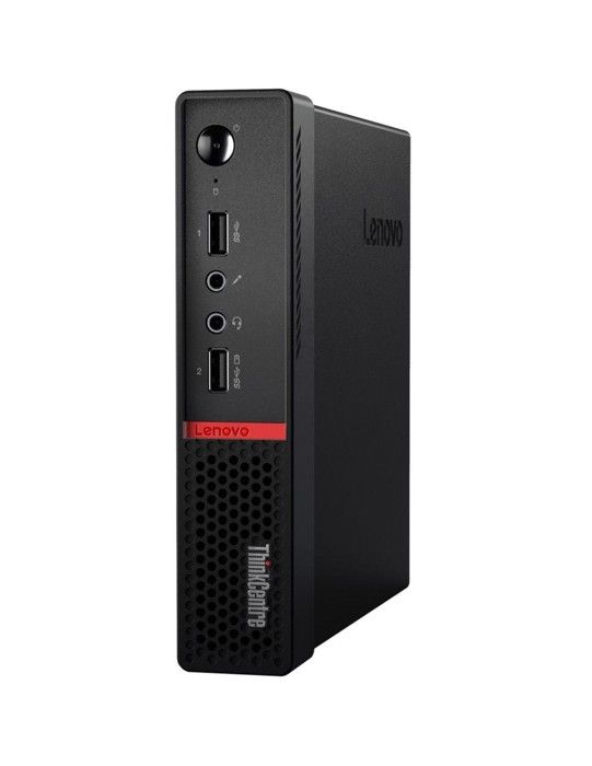 Lenovo ThinkCentre M715Q Tiny PC Ordinateur de bureau CPU AMD Ryzen 5 2400GE Ram 16 Go DDR4 SSD 240Go Windows 10 Pro - Lenovo