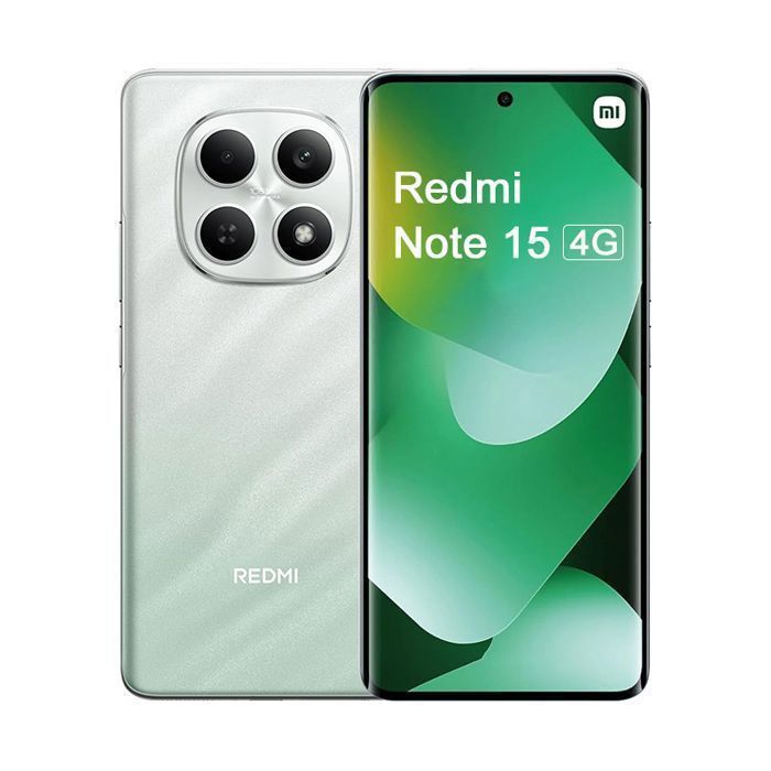 Smartphone - XIAOMI - Redmi Note 15 - 8Go RAM - 256Go ROM - Écran AMOLED 677 pouces - Vert
