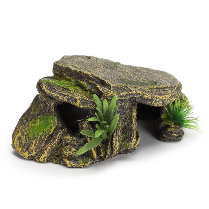 Meilleurs prix pour Tortue Reptile Habitat Cachettes Grottes Aquarium Réservoir de poissons Amphibie Vivant Abris sûrs