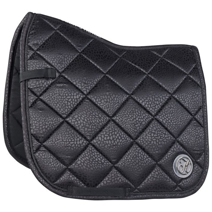 Meilleurs prix pour Tapis de selle pour cheval Harrys Horse Reverso Leopard - Noir - Full Mixte