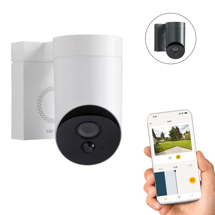 Outdoor Camera 2 Caméra de surveillance extérieure wifi Full HD Sirène 110 dB Branchement possible sur luminaire existant - vue 3