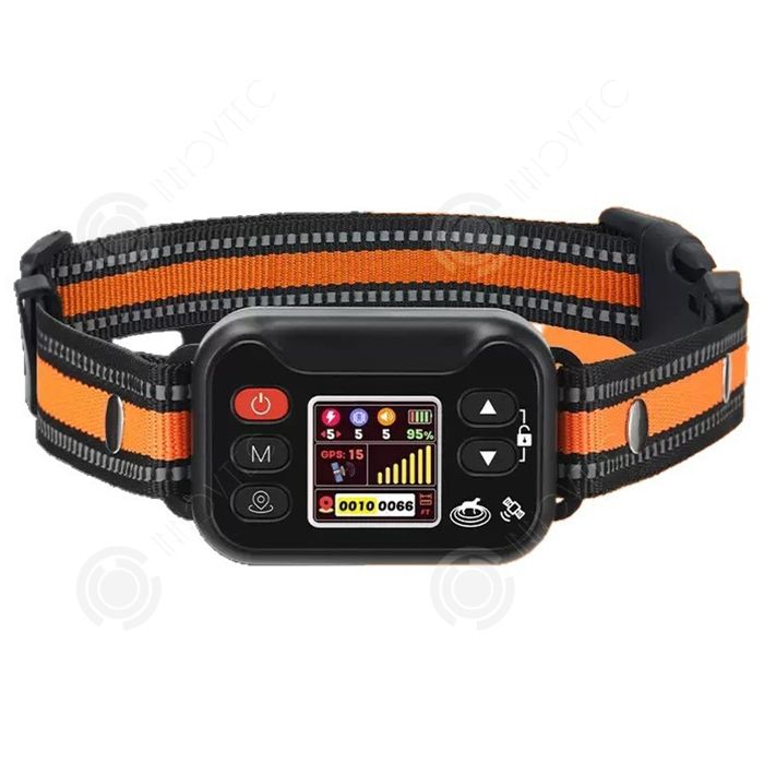 Comparer les prix de INN Système de clôture sans fil longue portée pour chien avec portée de contrôle de 2000 mètres écran LED et 9 modes de réglage