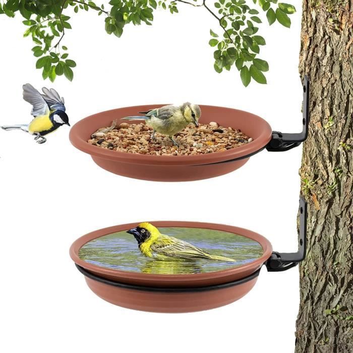 Mangeoire Oiseaux Exterieur En Métal Inoxydable 23,5cm - Distributeur Graines Oiseaux I Mangeoire Oiseaux Exterieur En Métal Inoxydable 23,5cm - Distributeur Graines Oiseaux I