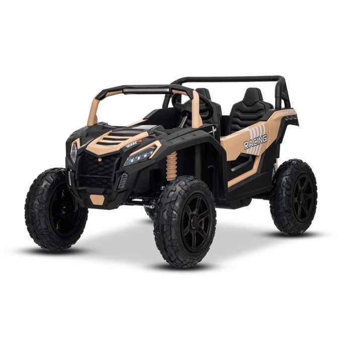 Voiture Électrique 4x4 Enfants 24V – 2 Places T-Rex – 4 Moteurs 45W – Batterie Lithium – Télécommande Parentale – Tout-Terrain