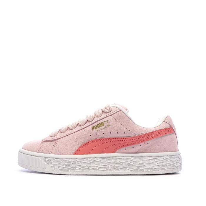 Puma Baskets Rose Fille Puma Suede Xl Jr