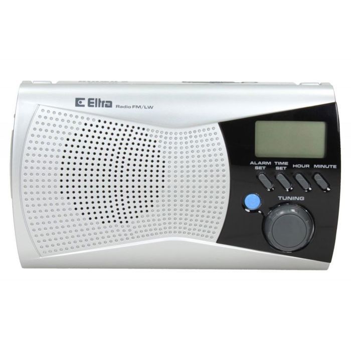 Radio portable - ELTRA - KINGA 2 Srebrny - FM - Écran LCD - Antenne télescopique