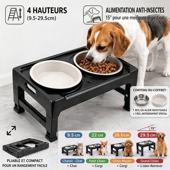 Comparer les prix de Gamelle pour chien en métal