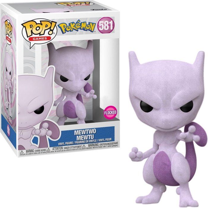 Figurine Pop Pokemon Mewtwo Floque Collection Funko