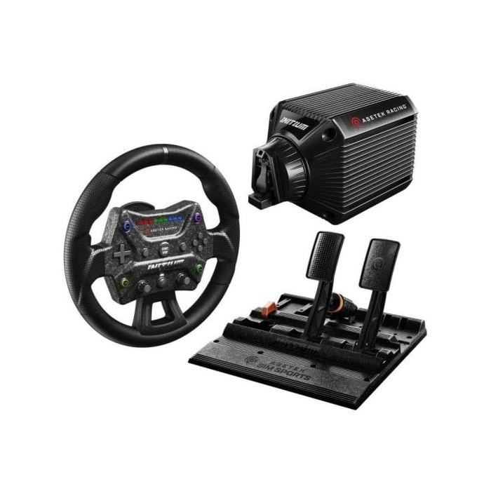 Volante Asetek Initium Racing Bundle PC Direct Drive 5.5Nm Pedales Hall