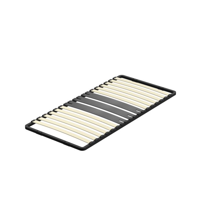 Sommier 90x200 cm 15 Lattes Peuplier Naturel Installation Express-DEWINNER