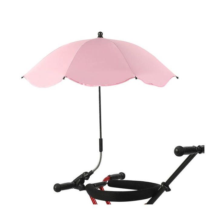 Parasol de chaise avec pince - Pare-soleil pour fauteuil roulant et vélo clipable sur chaises de plage (chaise non incluse)
