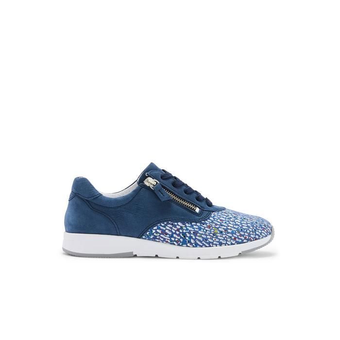 Baskets extensibles id&eacute;al hallux valgus femme P&eacute;diconfort - bleu