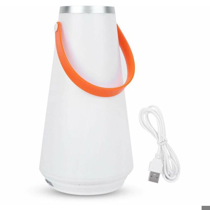 Lampe de Nuit Tactile sans Fil Rechargeable USB pour Lanterne Tactile pour Urgence de Camping en Plein air Feu de Camp