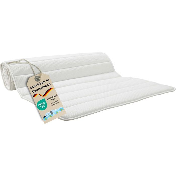 Surmatelas mousse froide Bodyprotect 180x200 cm anti-allergique pour matelas jusquà 30 cm OEKO-TEX UE
