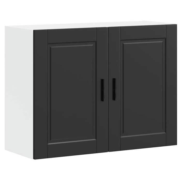 Noir Armoire murale de cuisine - HUABLBO - Porto noir bois dingénierie &101