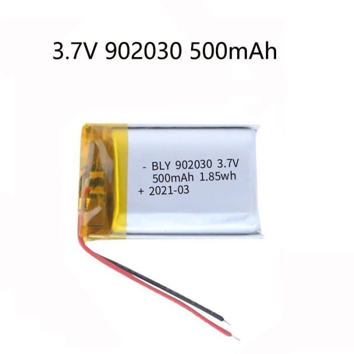 Batterie Li-Po 7,4V 500mAh Rechargeable Par USB - Pour Voiture RC WPL Crawler Et Modèles Militaires - Longue Durée De Vie - 5