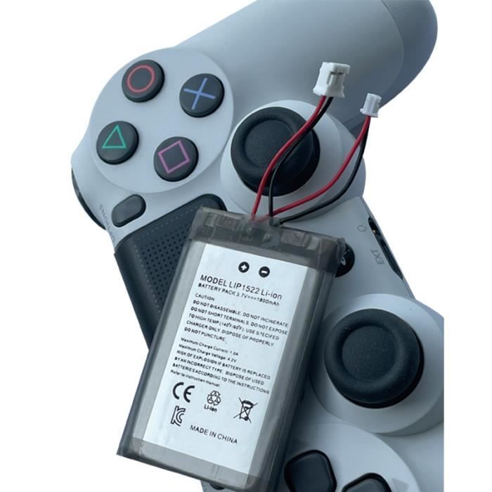Batterie polymère plus grande capacité pour manette Sony Gamepad