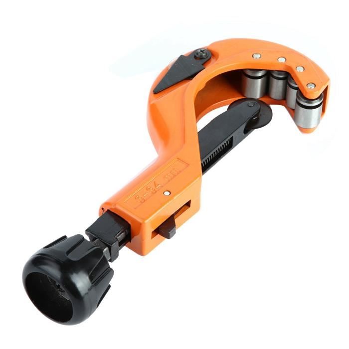 Gakago Coupe-tubes 3-50mm Avec ébavureur - Coupe-tubes Polyvalent Pour Tous Les Métaux Courants Comme L'acier Inoxydable, Le Cuivre, L'aluminium, L'acier Ou Le Plastique (par Ex. PVC & PE