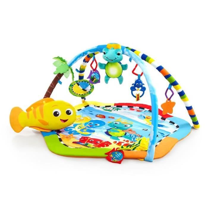 Baby Eisnstein Tapis D Eveil Rhythm Of The Reef 0m Avec Jouets Nomades Et Coussin Cdiscount Puericulture Eveil Bebe