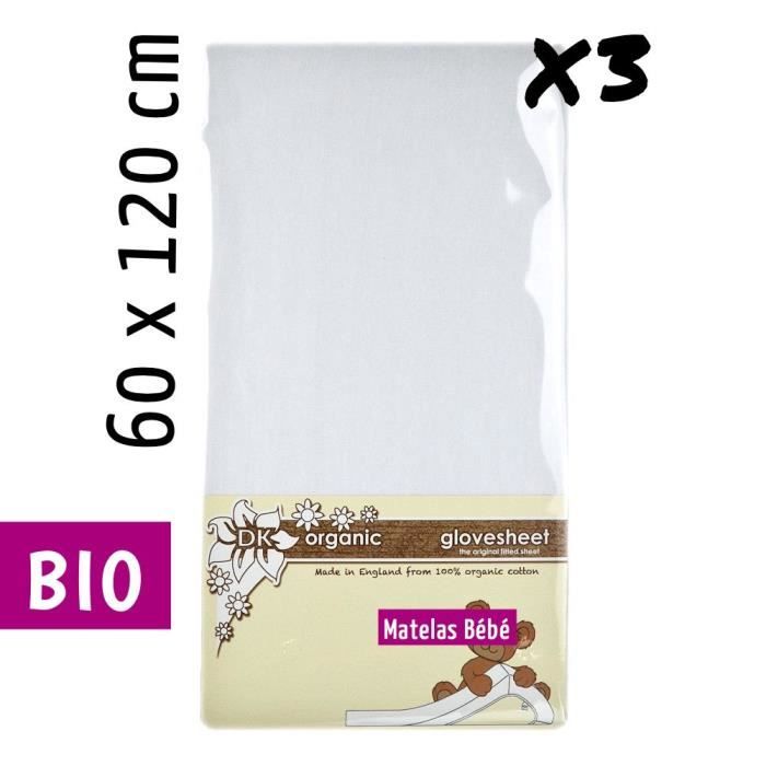Bio Lot De 3 Draps Housses Lit Bebe 60 X 1 Cm 100 Coton Organique De Haute Qualite Drap Housse Matelas Bebe Blanc Pack Eco Cdiscount Puericulture Eveil Bebe
