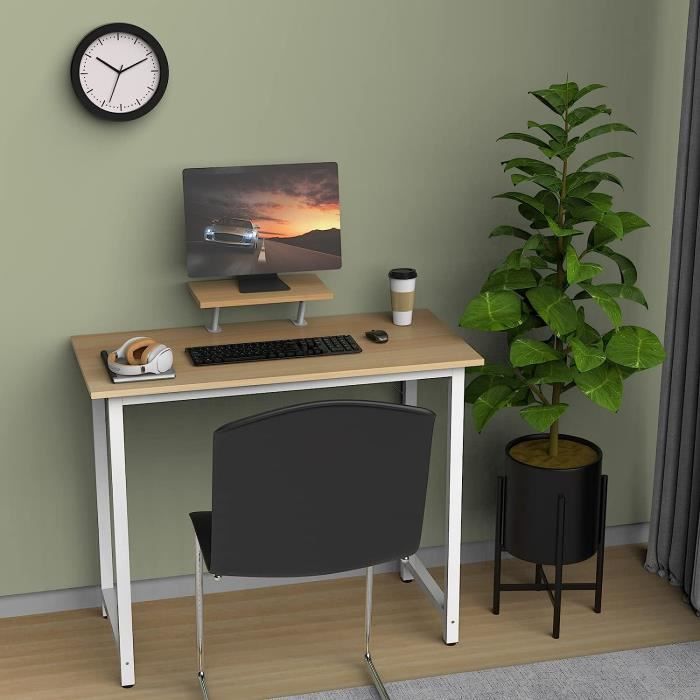 Petit Bureau d'ordinateur Informatique - Table PC Moderne Simple