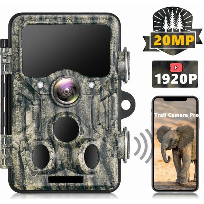 campark wifi bluetooth trail camera 20mp 1296p game hunting camera with 940nm ir