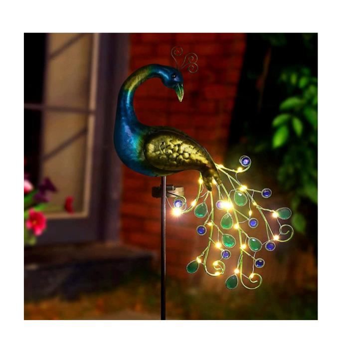 Lampe Solaire De Jardin En Forme De Cœur Rose, Soleil Chat