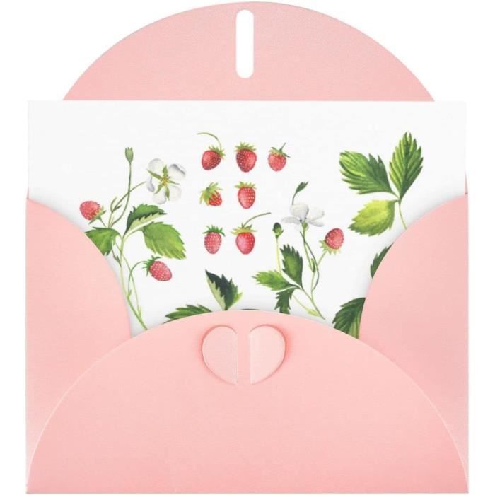 Lot De 48 Cartes De Vœux Vierges Avec Enveloppes - Motif Fleurs Aquarelle - Idéal Créatif