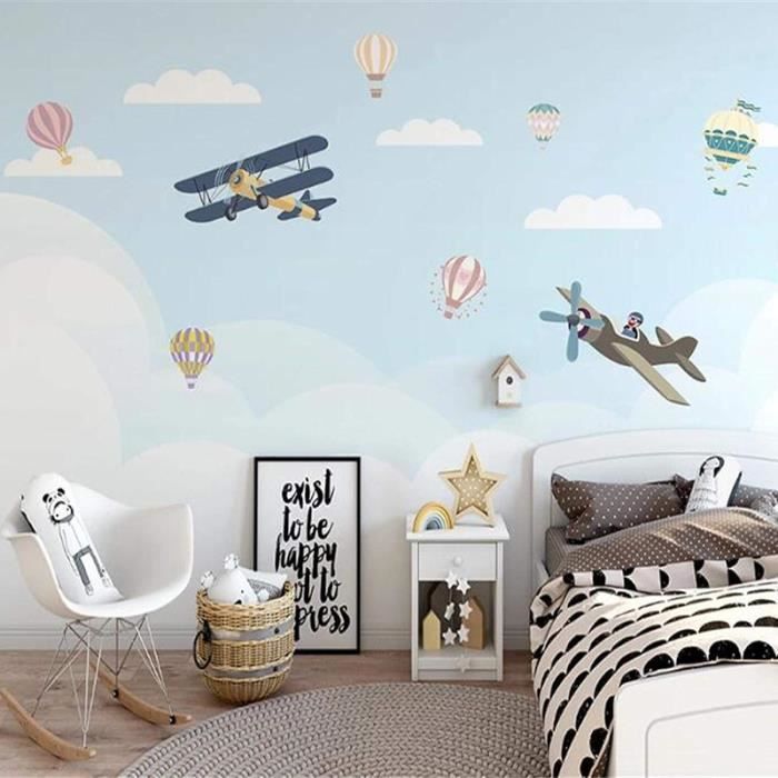 Papier Peint Mural Auto-adhésif 3D Summer Sky I8924 - Autocollant Amovible Erin