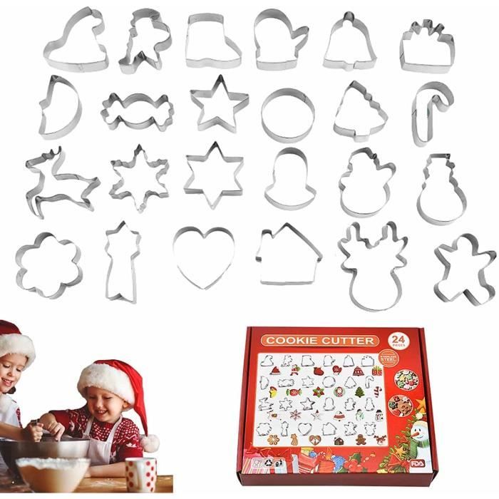 KGDUYC 3D Emporte-Pièces de Noël, Lot de 8 Emporte Piece Noel