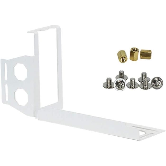 Support De Carte Graphique En L En Aluminium - Stabilisateur GPU, Design Minimaliste, 3.7x8.3x2.5 Cm
