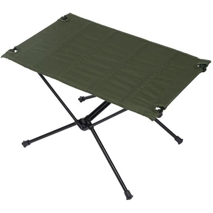 Table De Camping Pliante Avec Placard Amovible - Plateau Aluminium Composite, 50kg Charge, 3.3kg, Pliable Compact - 3