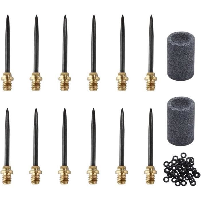10 Pierres à Aiguiser Pour Pointes De Fléchettes – Accessoire Indispensable Pour Garder Vos Fléchettes Tranchantes
