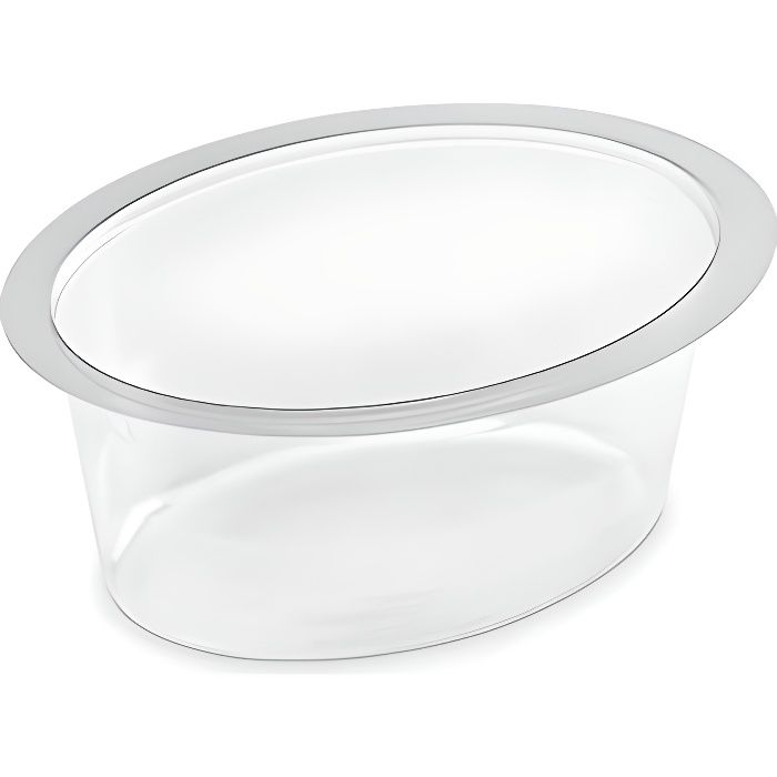 guillin - moulipack ogl sachet de 150 moule translucide pour œuf en gelée, polystyrène, transparent, 8,6 x 6,6 x 3,4 cm ogl