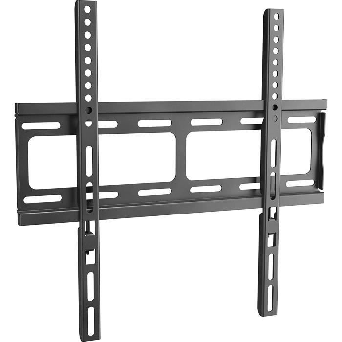 Support Mural TV BONTEC - Pour écrans 13 à 42 Pouces, Jusqu'à 25 Kg - Inclinable, Orientable à 360°, Compatible VESA 200x200 Mm