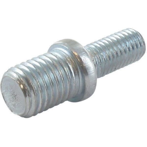 Adaptateur universel pour tête fil nylon mâle/mâle pas à gauche - M10 x 1,25 MG et M7 x 1,00 MG