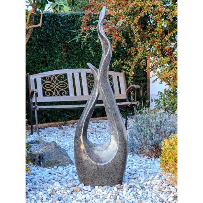 Fontaine de jardin FoCurved 133cm 10777 - Cdiscount Jardin