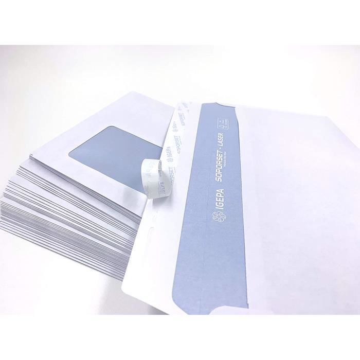 10 Enveloppes Sans Fenêtre Motif Citrons – DIN Lang 220x110 Mm, Bande Autocollante - 5