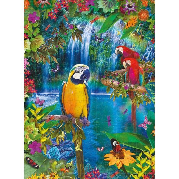 Puzzle Adulte Perroquet Forestier 1000 Pi ces 75x50 Cm Activit puzzle-adulte-perroquet-forestier-1000-pi-ces-75x50-cm-activit