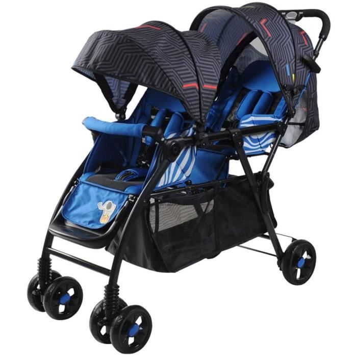 Poussette double chariot shop