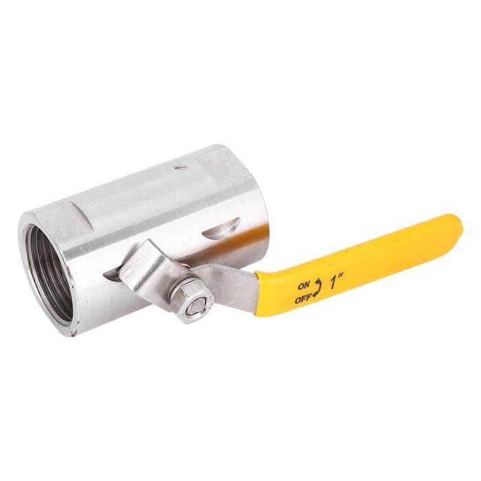 DN25 50 Vanne à Bille En Acier Inoxydable à Trois Pièces Avec