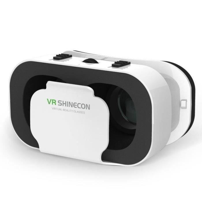 Lunettes 3D,Lunettes VR SHINECON G05A 3D VR, casque de réalité virtuelle pour téléphones intelligents Android iOS de [A820080998]