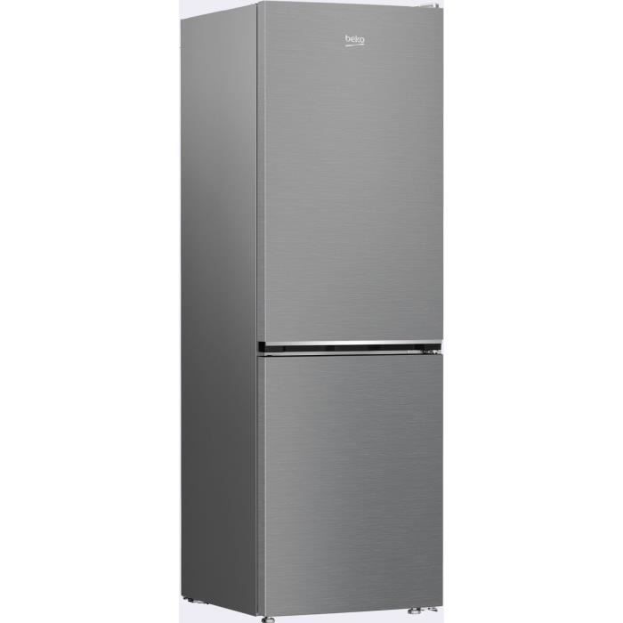 Réfrigérateur combiné BEKO - B1RCNE364XB - 316 L - classe E - Métal brossé