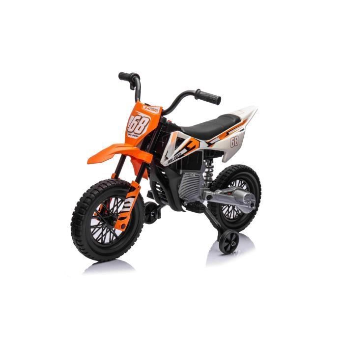 Moto Électrique Enfants HYPERGOGO Challenger 12 Plus - 16 Km/h, Lumières, Musique Et Brouillard Simulé