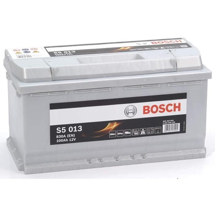 Batterie Bosch S5013 100Ah/830A - Cdiscount Auto
