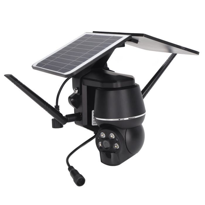 AUN Caméra solaire étanche IP65 Caméra à énergie solaire 1080P Caméra ...