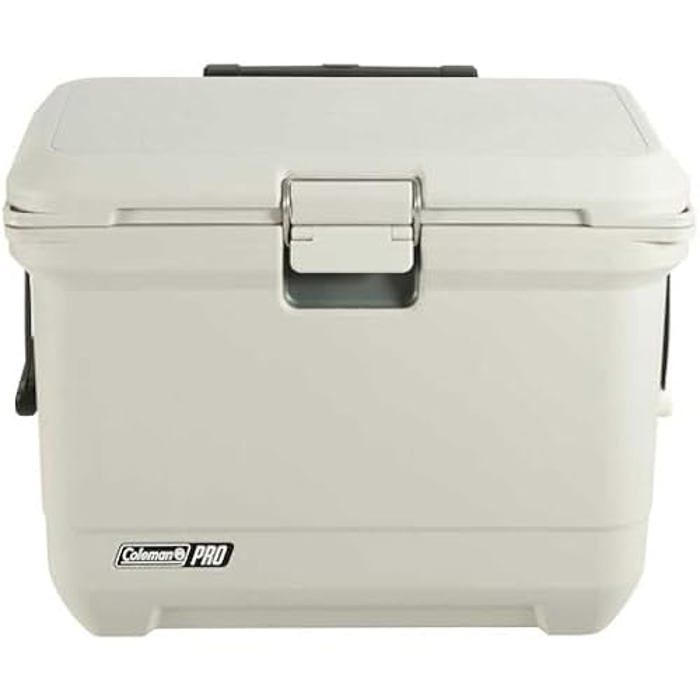 Glacière - COLEMAN - Pro 55QT - 52L - Isolation 5 jours - Roulettes et poignée télescopique
